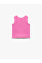 Cotton Sleeveless Printed Crew Neck Tank Top - 2