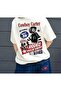 Beyonce "Cowboy Carter" Album Front/Rear Printed Oversize Beige T-Shirt