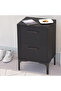 Modern Black Stand with 2 Soft-Close Drawers for Living Room/Bedroom - Easy Assembly - 4