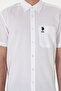 Men's White Short Sleeve Shirt 50305707 -Vr013 - 6