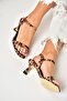 U569519904 Leopard Fabric Low Heeled Women's Shoes - 4