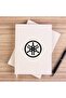Yamha Logo Unlined Canvas Notebook