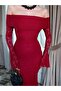 Lined Off-Shoulder Dress - 3