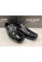 Genuine Leather Black Patent Leather Daily Use Ballerinas - 2