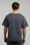 Ny Street Oversize Wide Collar Smoked Men's T-Shirt - 4