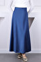Indigo Satin Skirt - 2