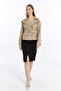 Double Collar Short Women's Trench Coat - 3