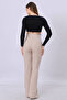 Spanish Leg High Waisted Flexible Collecting Leggings - 3