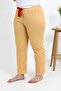 Women's Cotton Large Size Bottom Pajamas 27559 Yellow - 4