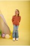Children's Knitwear Sweater - Crew Neck, Long Sleeves and Relaxed Fit - 2