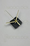 Clock Mechanism, Flowing Silent Wall Clock Mechanism, 14 mm Shaft, Scorpion-Hour-Hand-Second-(Without Hanger)