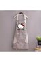 Sanrio Hello Kitty Waterproof Painting Kitchen Food Making Dishwashing Apron with Towel Pocket