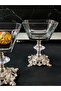 Aragon 2-Piece Silver Footed High Presentation Bowl - Sugar Bowl - Ramadan Special