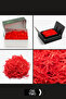 50 gr Red Special Cropped Paper - Zig Zag Z Cut, In-Box Decoration, Stylish and Decorative Presentation - 3