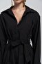 Belsay Trench Coat Black Dress - 6