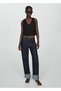 Buttoned Linen Vest - 5