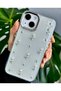 Apple iPhone 13 - 14 - 15 Compatible Transparent Mini Rose Epoxy Phone Case - 3
