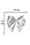 Back to School Elegant and Stylish Handmade White Linen Fabric Bow Buckle - 2