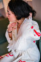 Cotton Kimono Dressing Gown Towel Solenrosa - 2