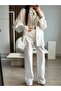 White High Waist Wide Leg Jean