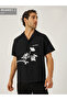 Printed Relaxed Fit Resort Collar Shirt