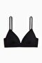 Push-up triangle bikini top