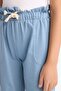 Girls' Flexible Waisted Pocket Jogger Sweatpants Z8779A625Sm - 4