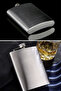 6 oz Stainless Steel Hip Flask Camping Drink Liquor Whisky Cognac Bottle - 7