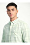 Men's Regular Fit Cotton Shirt Green Long Sleeves Casual & Formal Soft Fabric - 7