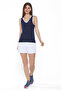 Women's Cotton Dark Navy Plain V-Neck Vest - Comfortable for Everyday Casual Look - 4