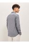 Men's Regular Fit Cotton Shirt Grey Long Sleeves Casual & Formal Soft Fabric - 3