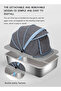 Stainless Steel Cat Litter Box Anti-Splash Cloth Cover - 6