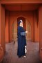 Ankanoor Navy Blue Embroidered Skirt Suit Anka 255059 - 6