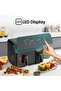 9L Dual Basket Air Fryer, Air Fry, Preset Menus, 360° Circulation - 5