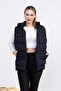 Waterproof Women's Vest Detachable Hooded Vest Comfortable Fit - 4