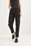 High Waist Loose Cut Trousers Black - 4