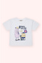 Baby Boy White T-Shirt with Print Detail
