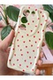Vivo V29 Case Silicone Cover with Camera Protection Wave Edge Red Heart Pattern