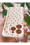 Case for Tecno Spark 20 Pro Silicone Cover with Camera Protection Wave Edge Red Heart Pattern - 5