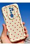 Oppo A5/A9 2020 Case Camera Protected Wave Edge Red Heart Pattern Silicone Cover - 8