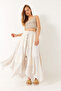 Women's Cream Brode Parted Lined Asymmetrical Skirt 232 60282003 - 6