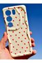 Vivo V29 Case Silicone Cover with Camera Protection Wave Edge Red Heart Pattern - 8