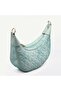 Uderra Water Green Quilted Genuine Leather Shoulder Bag-S1Km0024