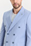 Bern Slim Fit Blue Double Breasted Jacket - 5