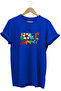 Summer Love Summer Text Printed Sea Coast Beach Patterned 100% Cotton Regular Fit Crew Neck T-Shirt
