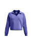 Unstoppable Flc Rugby Crop Women's Purple Training Sweatshirt1382746-561 - 4