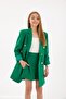 Mother Daughter Gold Buttoned Blazer Jacket - 4