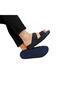 7408 Navy Blue Double Buckle Soft Sole Men's Slippers - 3