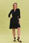 Judge Collar Button Detailed Midi Dress - 6