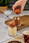 Rustic Kitchen Elegance - Set of 2 Glass Jars, 500ml Volume, Wooden Ball Lids - 4